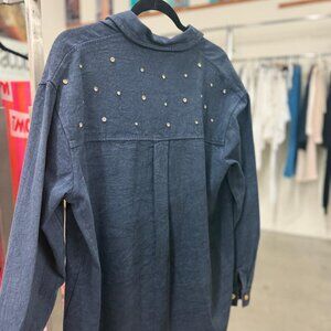 Embezzled Blue Denim Jacket